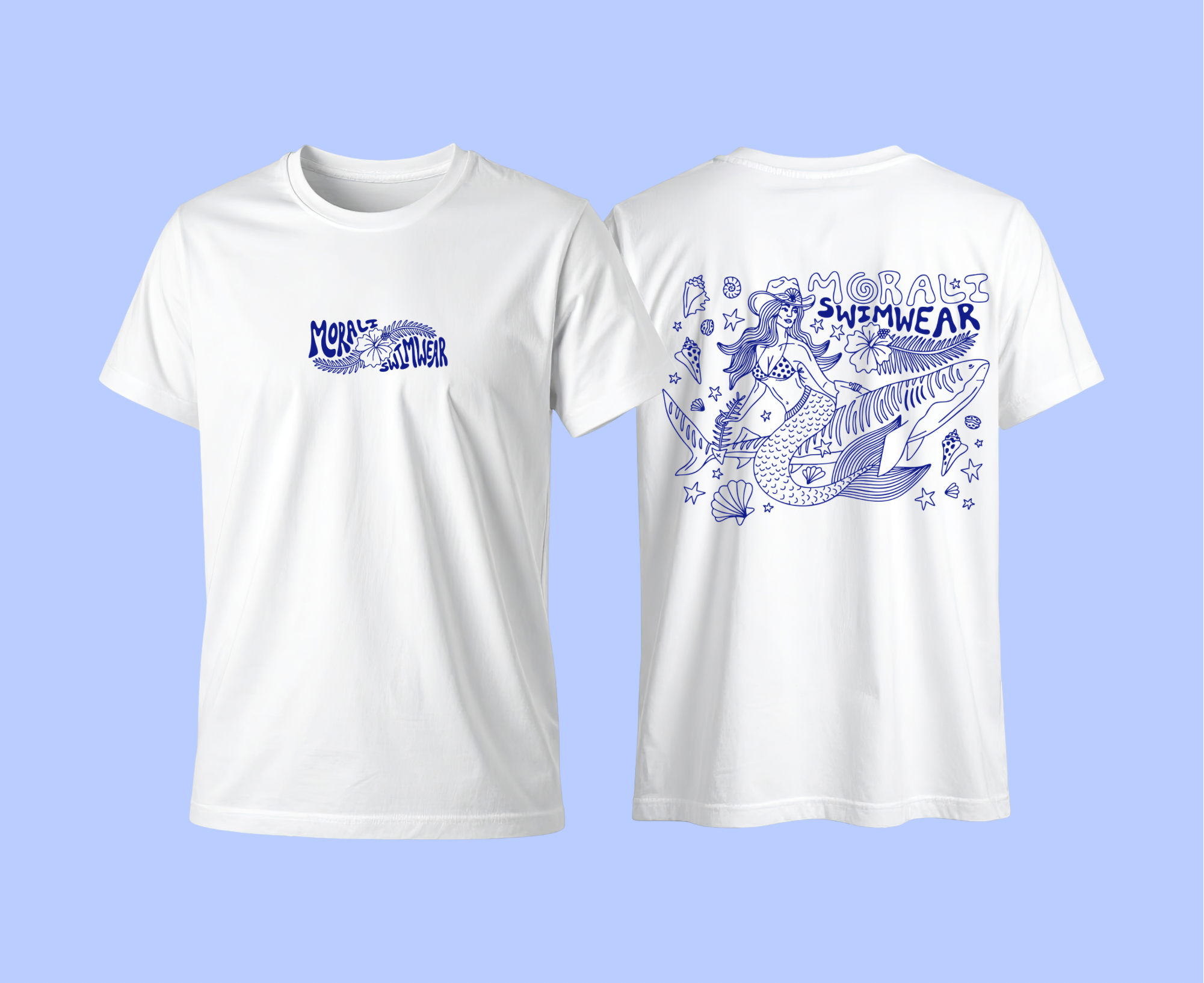 Morali Swimwear Deep Blue Mermaid T Shirt