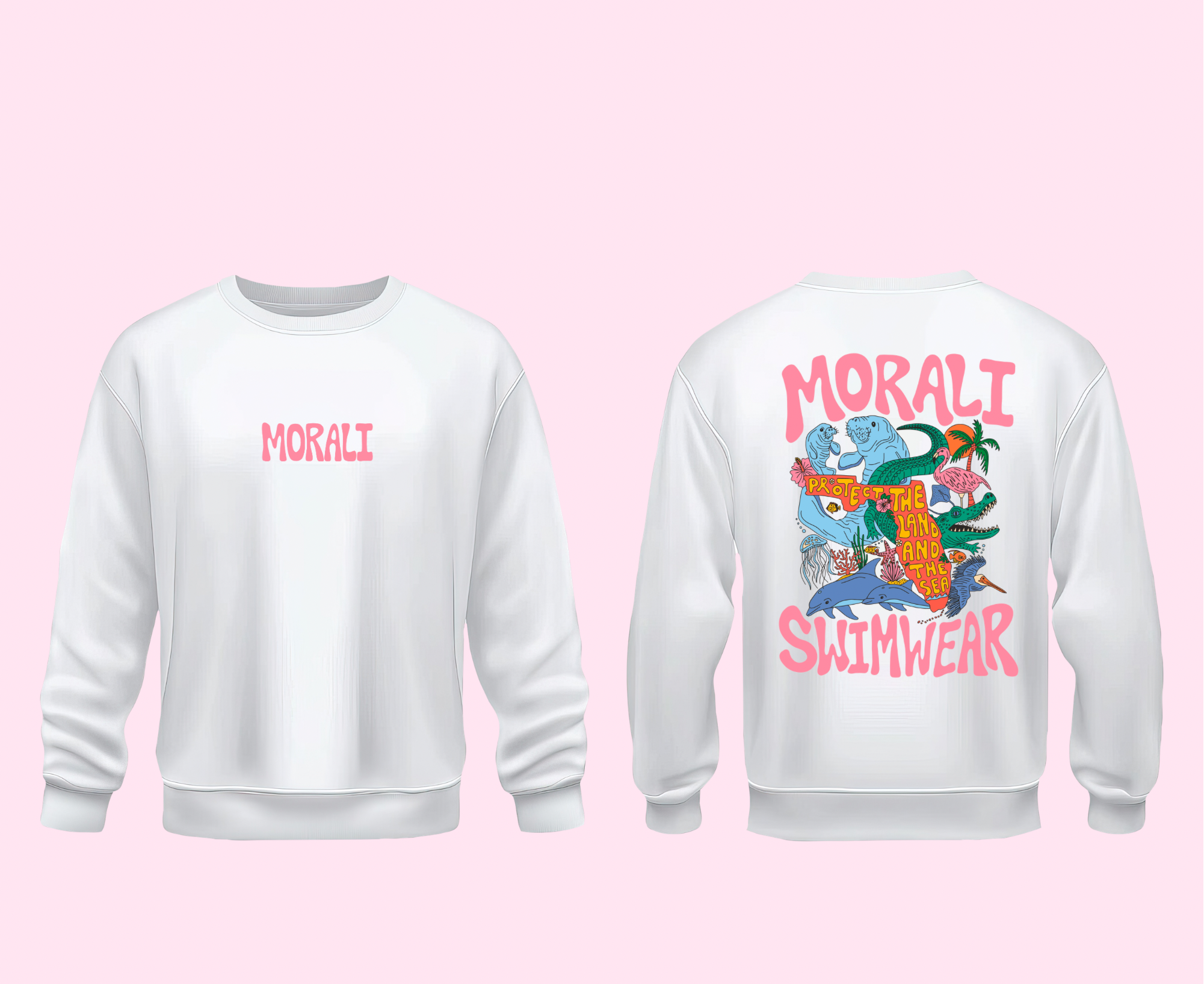Morali Swimwear Mermaid Crewneck