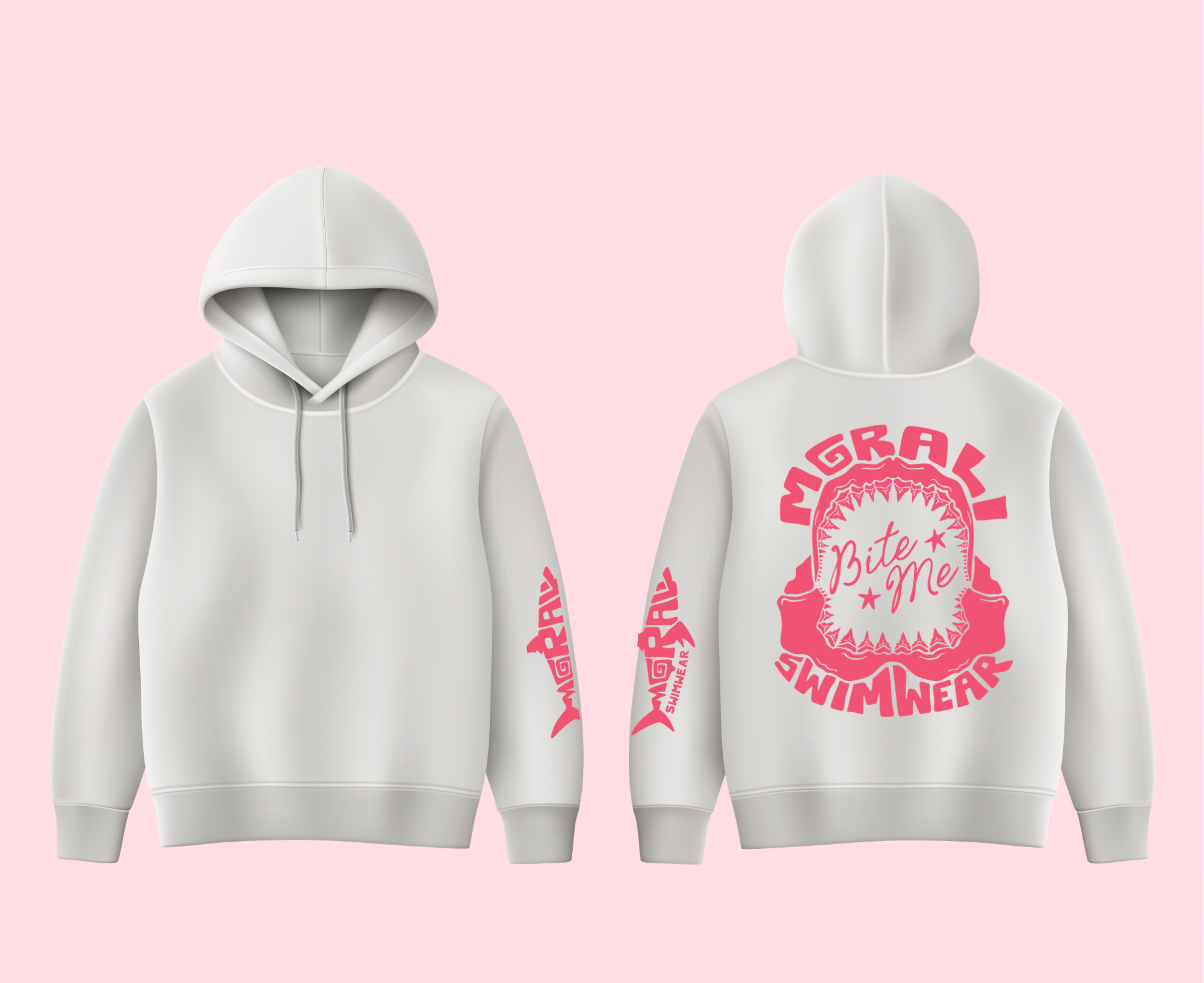 Morali Swimwear bite me Hoodie