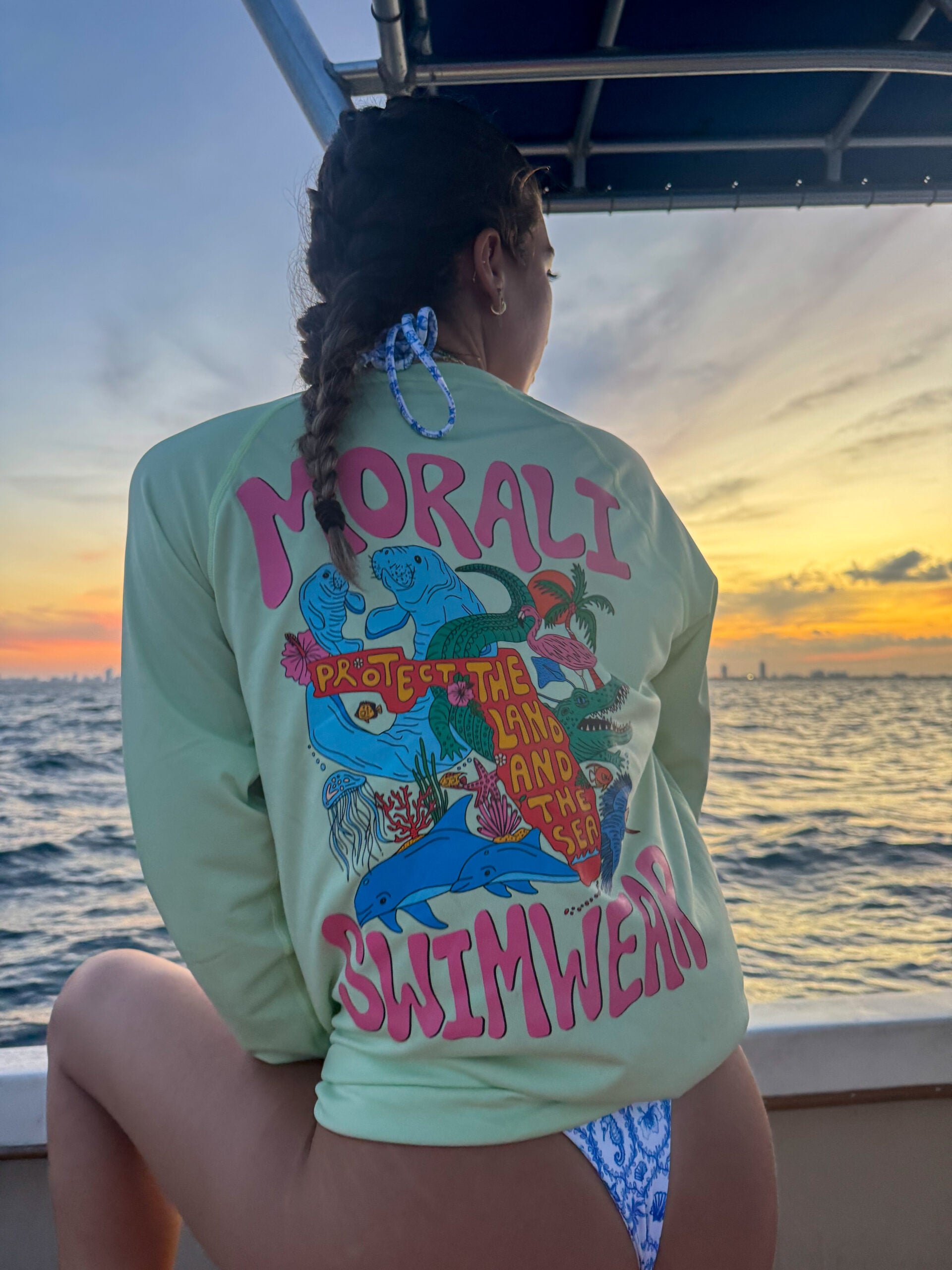 UPF 50+ Unisex Long-Sleeve Protect The Land Shirt image 3